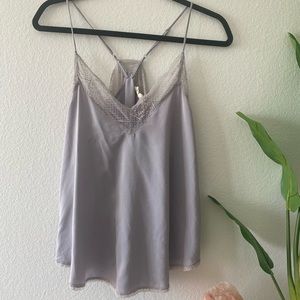 Zarina Lace Cami, Small, Dove Grey